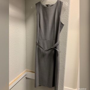 Wool Theory Sleeveless Sheath Dress